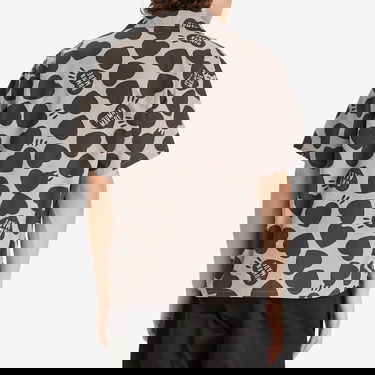 Skjorte Human Made Heart Vacation Shirt, Size Large Grå | HM29SH026-GRY, 3