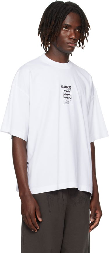 T-shirt VETEMENTS Vetements Bats Logo Regular T-Shirt Hvid | UH76TR650W, 1