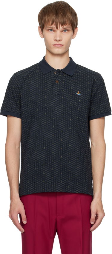 Polo skjorte Vivienne Westwood Vivienne Westwood Classic Polo Mørkeblå | 2H01000P-J009Q-, 0