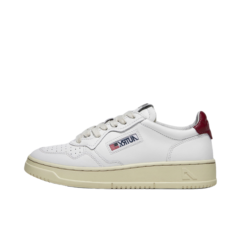 Sneakers og sko Autry Medalist Leather Low Hvid | AULM-LL43
