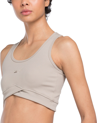 Crop top Reebok Reebok Studio Rib Crop Tank Top Beige | 100076305, 0