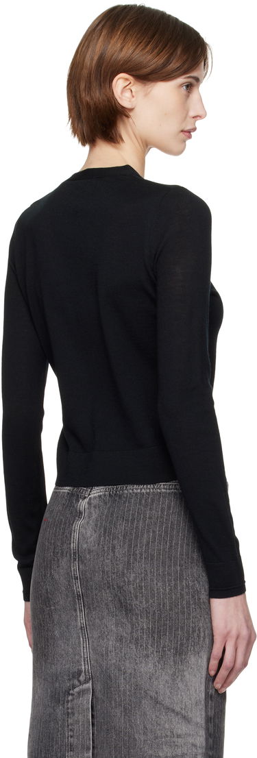 Sweater Diesel M-Alima Cropped Cardigan Sort | A17499 0DCCH, 2