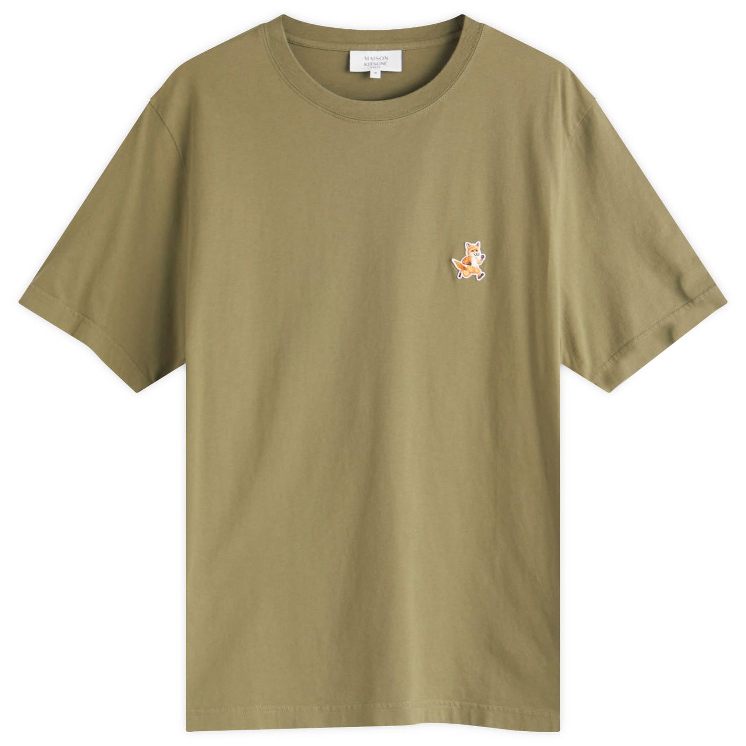 T-shirt MAISON KITSUNÉ Maison Kitsuné Speedy Fox Patch Comfort T-Shirt, Large Grøn | MM00125KJ0008-0079, 1