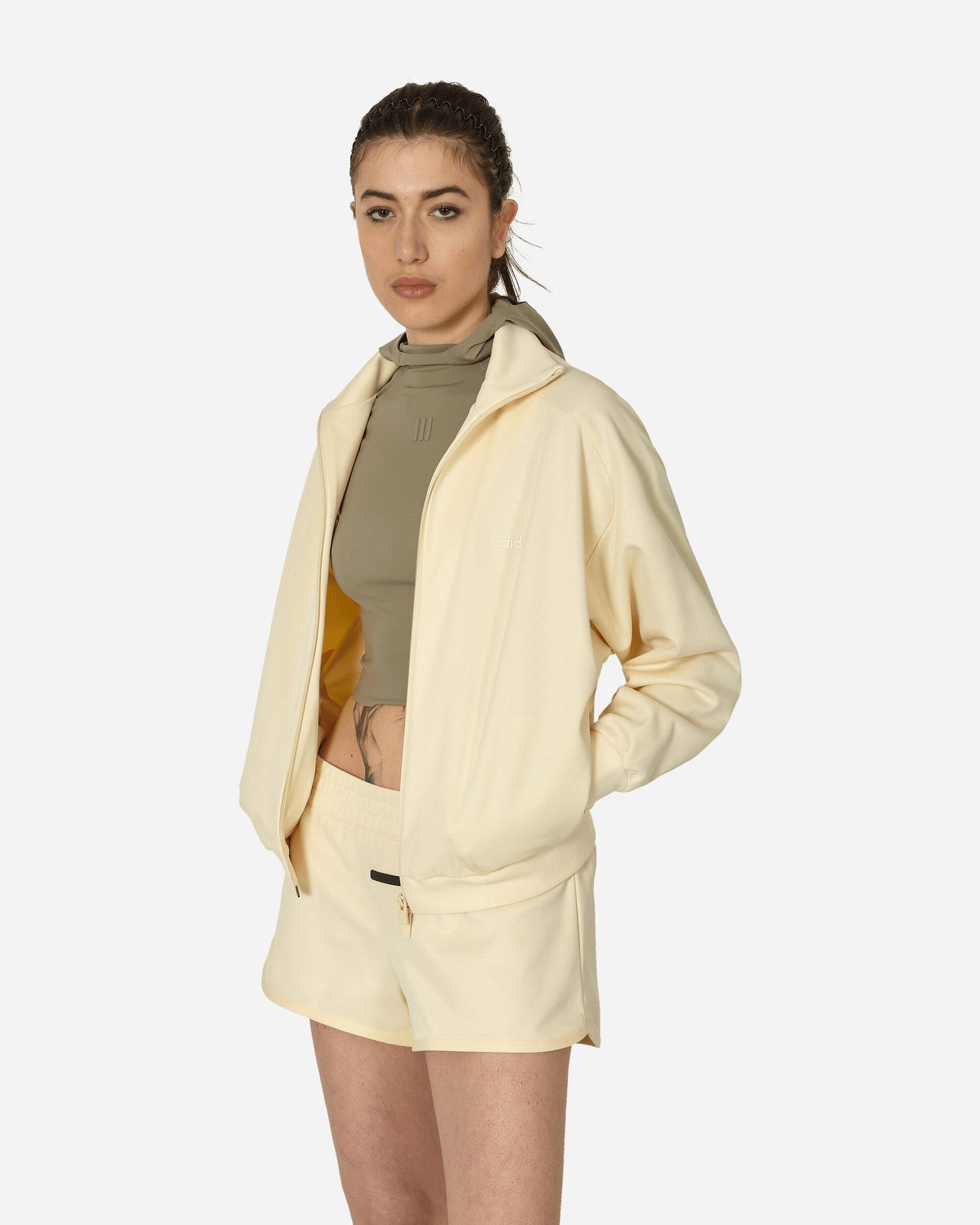 Sweatshirt adidas Originals Athletics Track Jacket Pale Yellow Beige | IS8712 001, 0