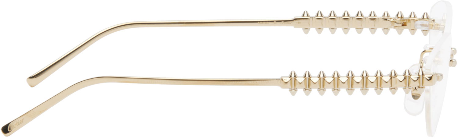 Solbriller Cartier Cartier 'Clash de Cartier' Cat Eye Glasses Metalisk | CT0565O-001, 1