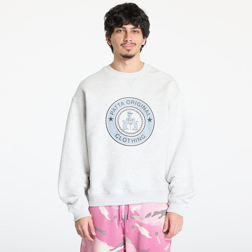 Sweatshirt Patta Patta Marina Crewneck Sweater Grå | POC-SS25-2050-315-0004-087