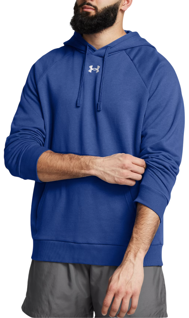 Sweatshirt Under Armour Fleece Training Hoodie Blå | 1379757-432