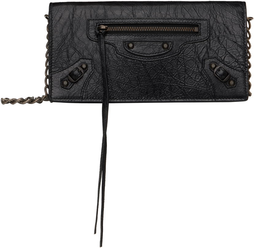 Tegnebog Balenciaga Balenciaga 'Le City' Wallet Bag Sort | 819472 2ABEK