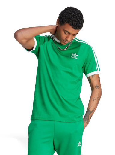 T-shirt adidas Originals Adicolor Classics 3-Stripes Tee Grøn | IM0410