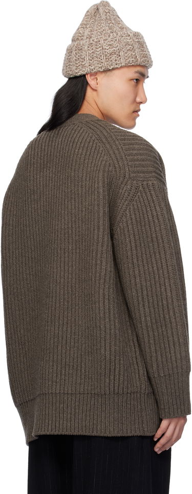 Sweater Studio Nicholson Studio Nicholson Pomona Knit Cardigan Brun | POMONA SN - 762, 2