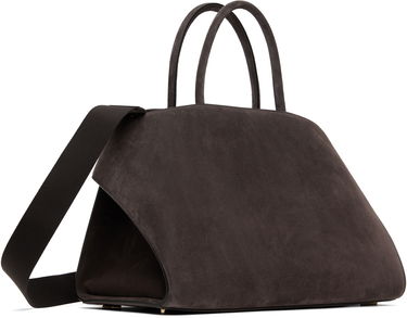 Håndtaske FERRAGAMO Ferragamo Hug L Suede Satchel Grå | 779241, 2