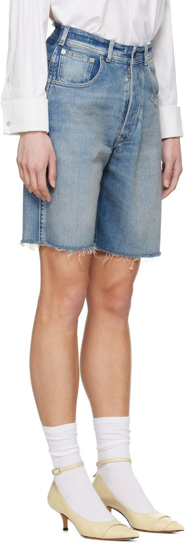 Shorts Maison Margiela Maison Margiela Faded Denim Shorts Blå | S50MU0086 S30383, 1