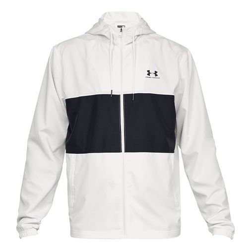 Vindjakke Under Armour Sportstyle Wind Jacket Hvid | 1329297-112