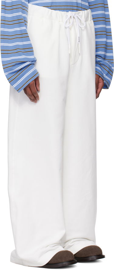 Joggingbukser Marni Marni Loopback Sweatpants Hvid | PJMU0070A0 UTC275, 1