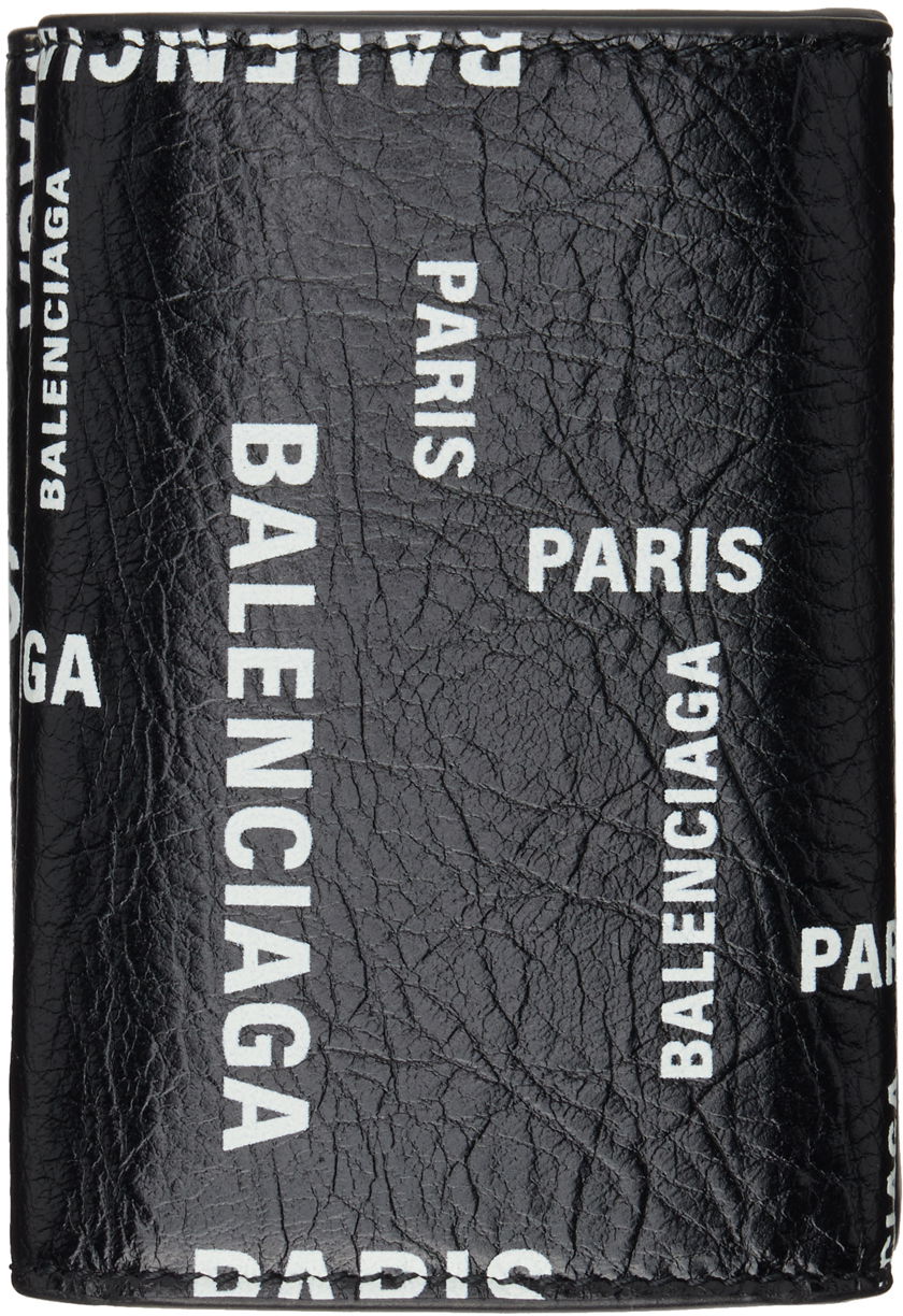 Tegnebog Balenciaga Logo Wallet Sort | 594312-2AAOC-1097, 0