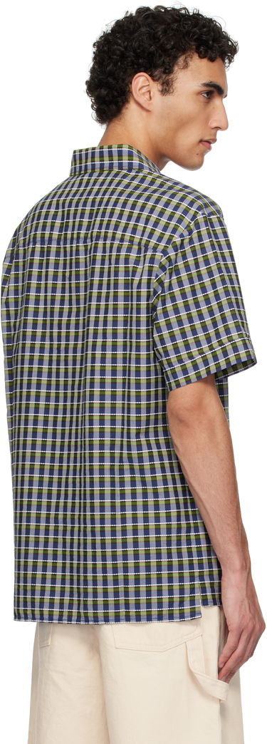 Skjorte A.P.C. A.P.C. Ross Plaid Short-Sleeve Shirt Flerfarvet | COHGA-H12541, 2
