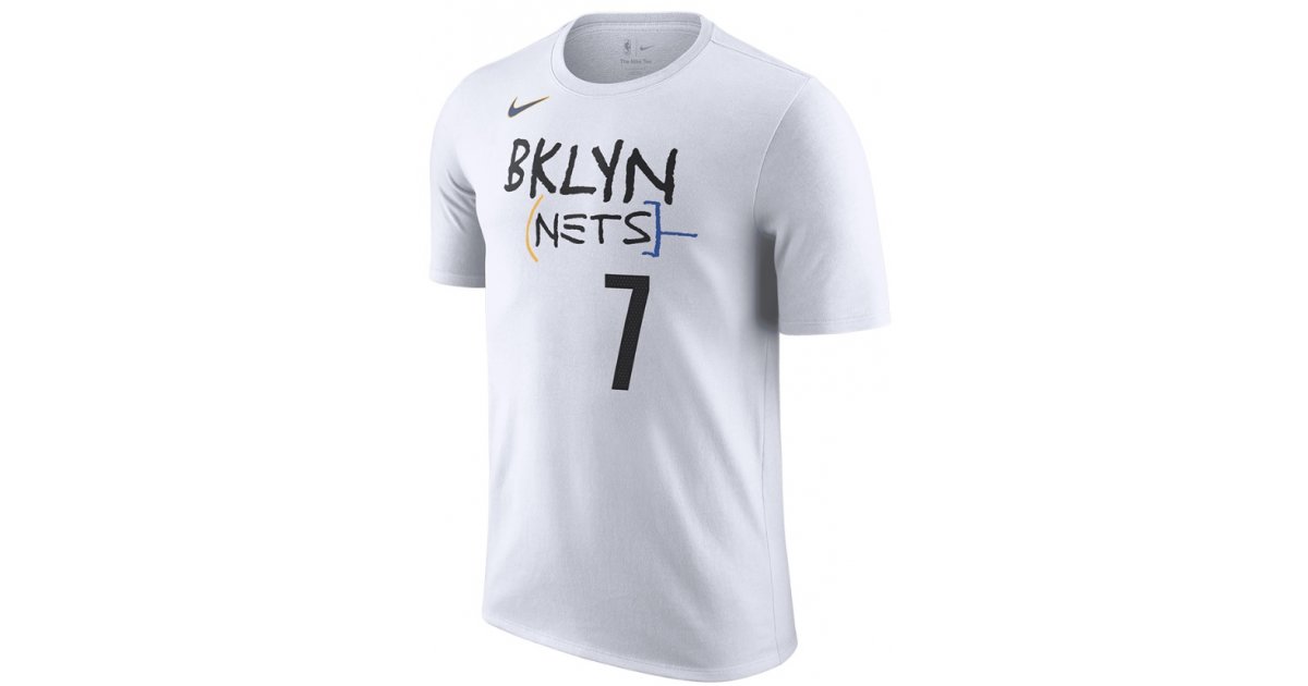 T-shirt Nike Tee Kevin Durant Brooklyn Nets City Edition Hvid | dv5975-101, 1