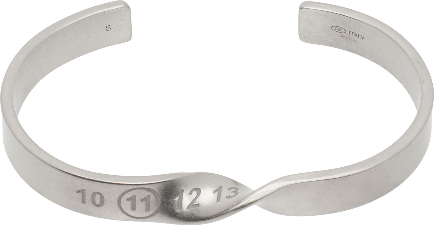 Armbånd Maison Margiela Maison Margiela Twisted Number Logo Bracelet Metalisk | SM1UY0045 S12975, 0