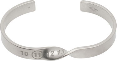 Armbånd Maison Margiela Maison Margiela Twisted Number Logo Bracelet Metalisk | SM1UY0045 S12975, 0