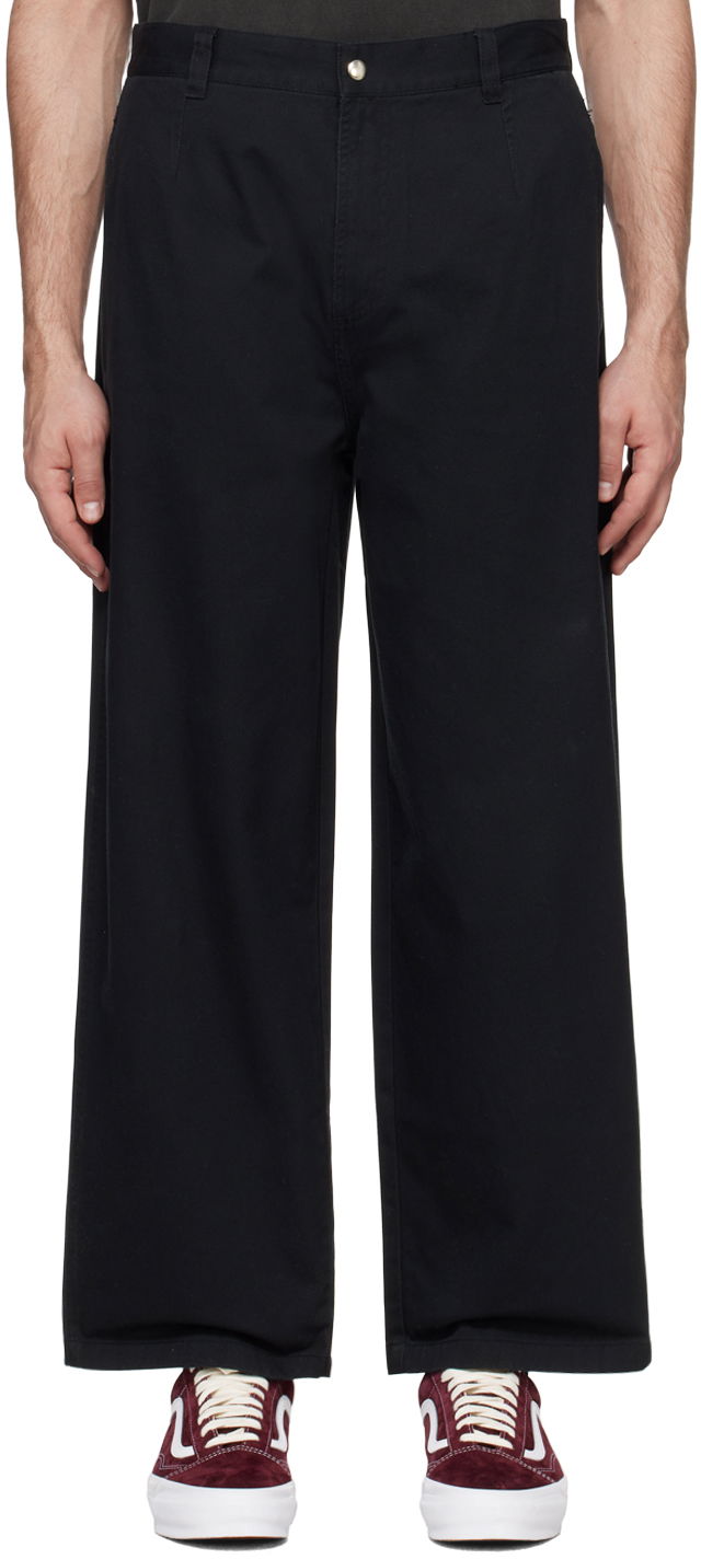 Bukser Stüssy Black Workgear Trousers Sort | 116625