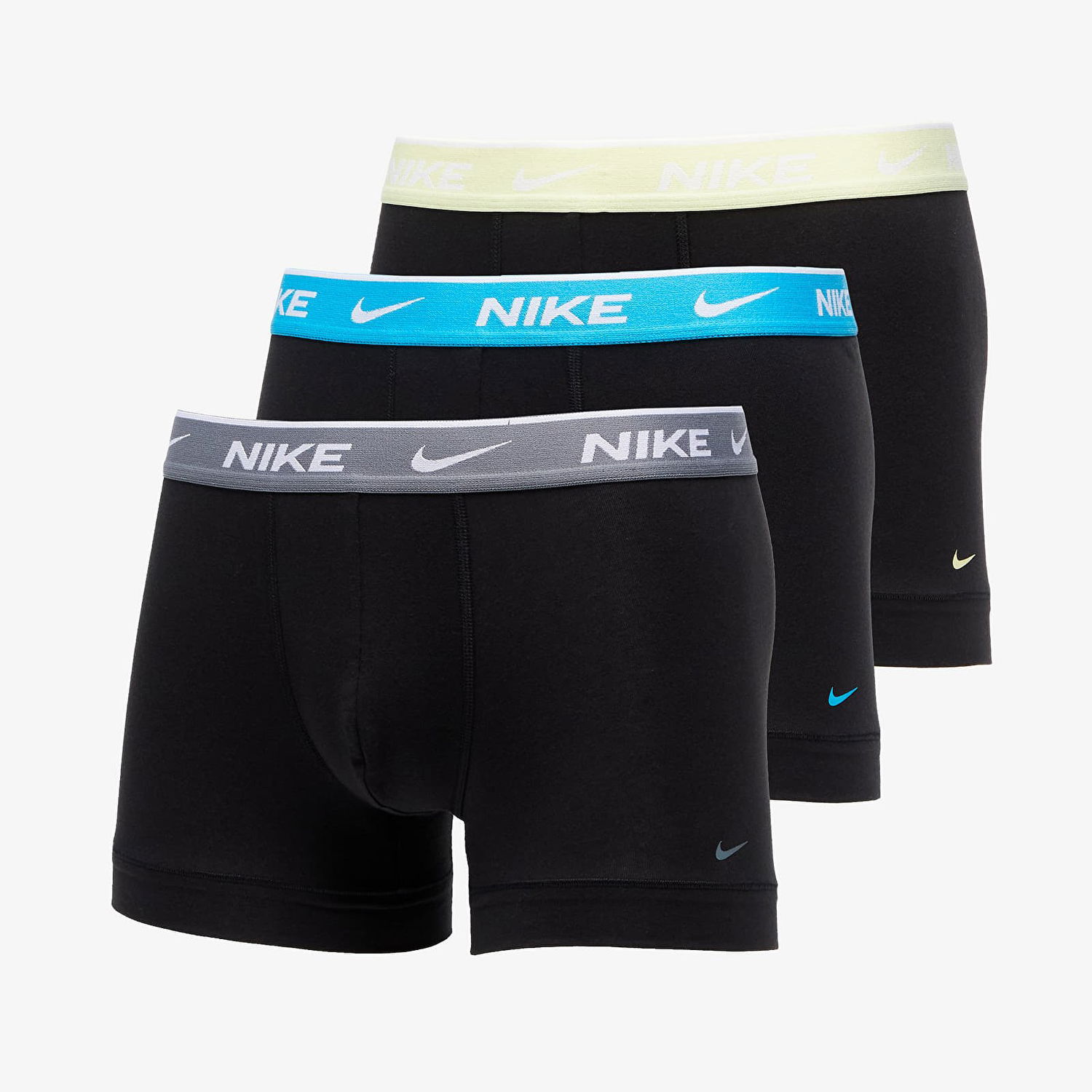 Boksere Nike Everyday Cotton Stretch Trunk 3-Pack Sort | 0000KE1008-C49, 0