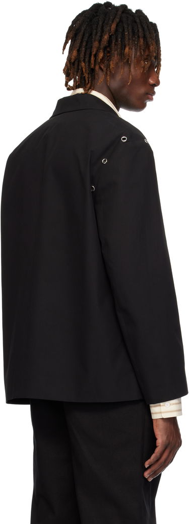 Jakke We11done We11done Eyelet Blazer Sort | WD-JK0-25-025-U-BK, 2