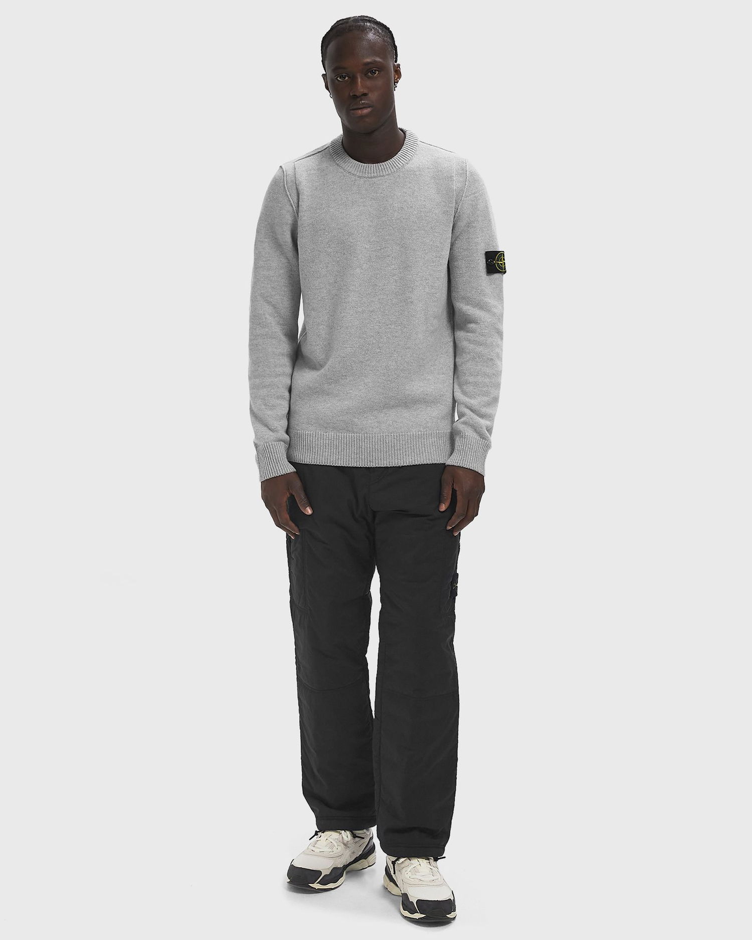 Sweater Stone Island Stone Island Knit Crew Neck Sweater Grå | K2S155100056S00N2.V0M64, 1