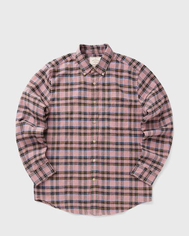 Skjorte Portuguese Flannel Plaid Flannel Shirt Lyserød | AW25.020.ROSE-YELLOW-BLACK-BLUE, 0