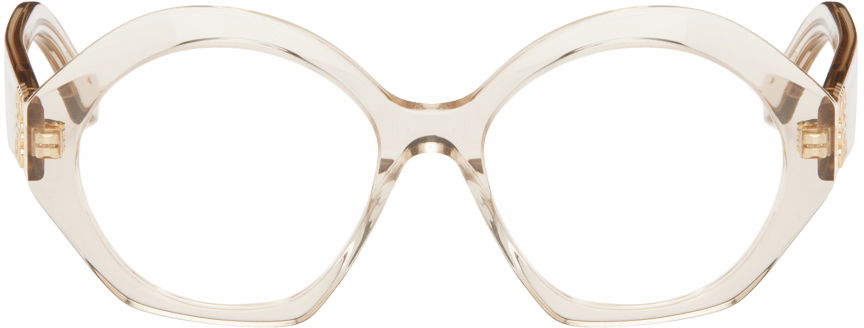 Solbriller Loewe Beige Round Glasses Beige | LW50057I 192337138591, 0