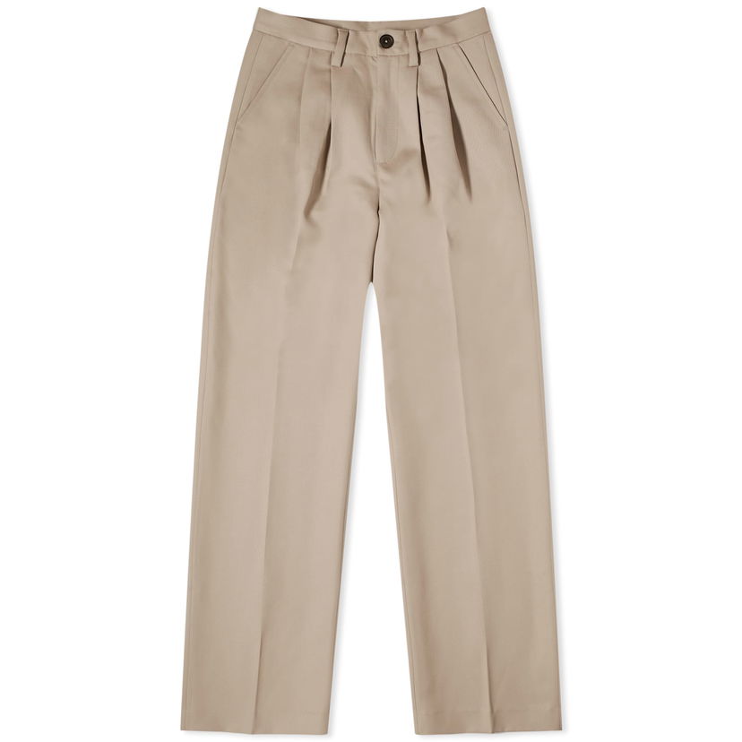 Bukser Anine Bing Carrie Relaxed Fit Trousers Beige | A-03-3269-230