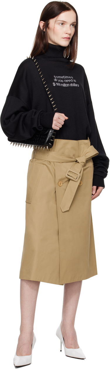 Nederdel VETEMENTS Vetements Deconstructed Midi Skirt Beige | WA66SK400S, 3