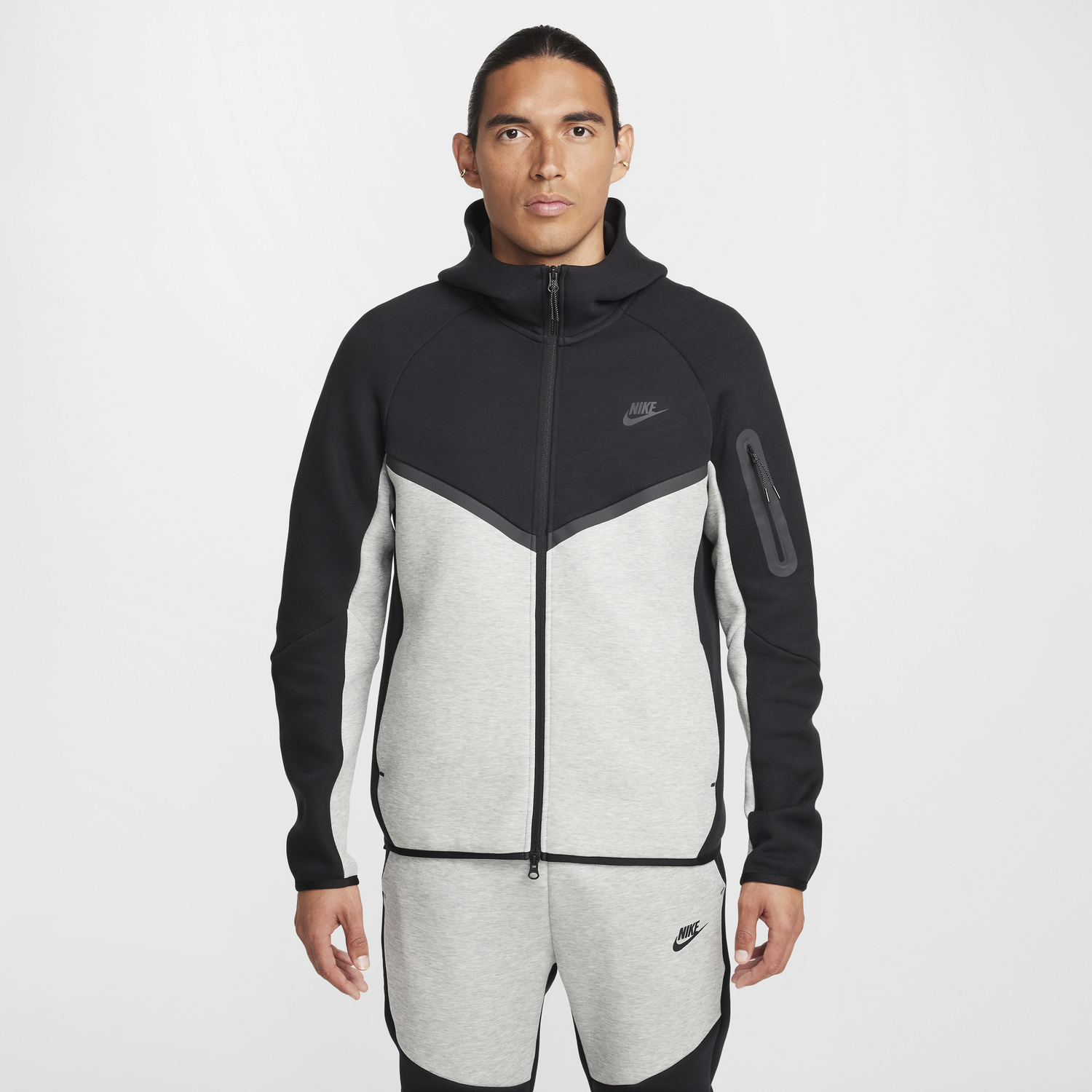 Sweatshirt Nike Nike Tech Windrunner Full-Zip Hoodie Grå | HV0949-011, 1