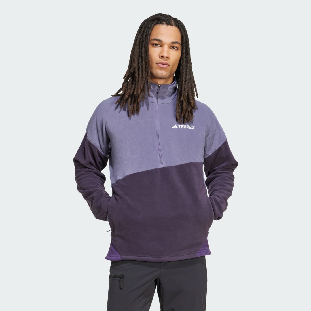 Sweatshirt adidas Performance Terrex Multi Climawarm Fleece Jacket Lilla | JM0130, 0