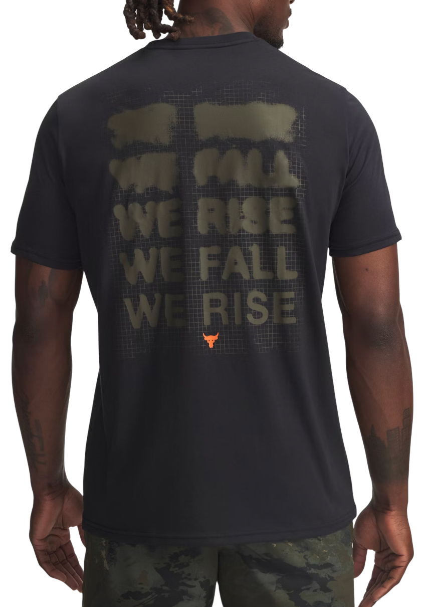 T-shirt Under Armour Project Rock Q4 1 Short Sleeve Graphic T-Shirt Sort | 6005034-002, 1