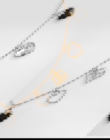 Halskæde Dolce & Gabbana Dolce & Gabbana Hearts Gold Metal Necklace Metalisk | WNR6I2W1111ZOO00, 2
