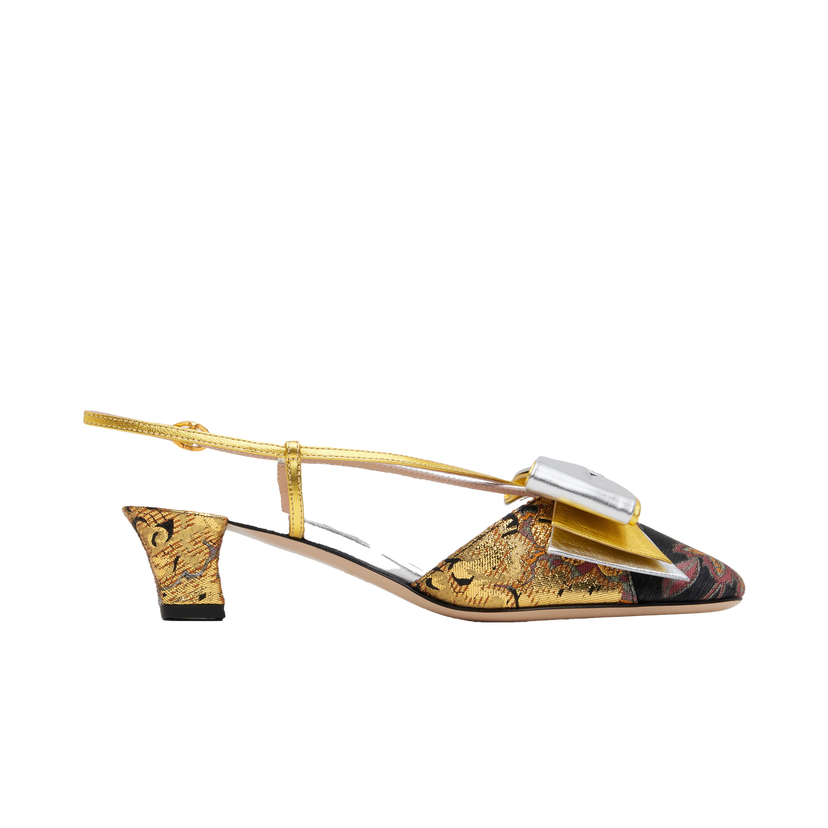 Sneakers og sko Valentino Valentino Garavani Bowow Slingback Heels Flerfarvet | 6W2S0LB6QRU
