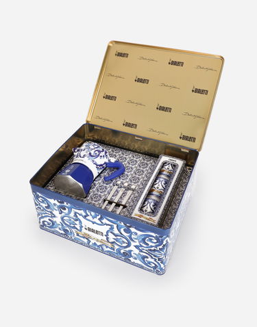 Home decor Dolce & Gabbana Moka Box Large + 3 Porcelain Cups & 3 Silver Stir Sticks Flerfarvet | TCK017TCAFNUB001, 1