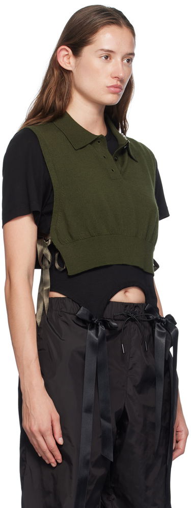 Tanktop Simone Rocha Simone Rocha Embellished Knit Vest Sort | VMK6WB 0646, 4