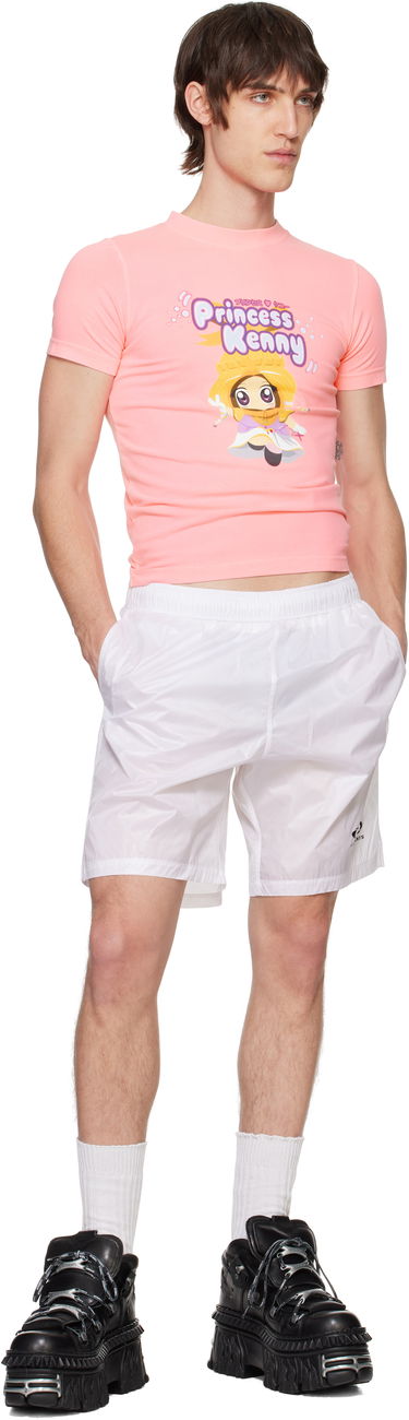 Shorts VETEMENTS Vetements Oval Logo Swim Shorts Hvid | MA66SW100W, 3