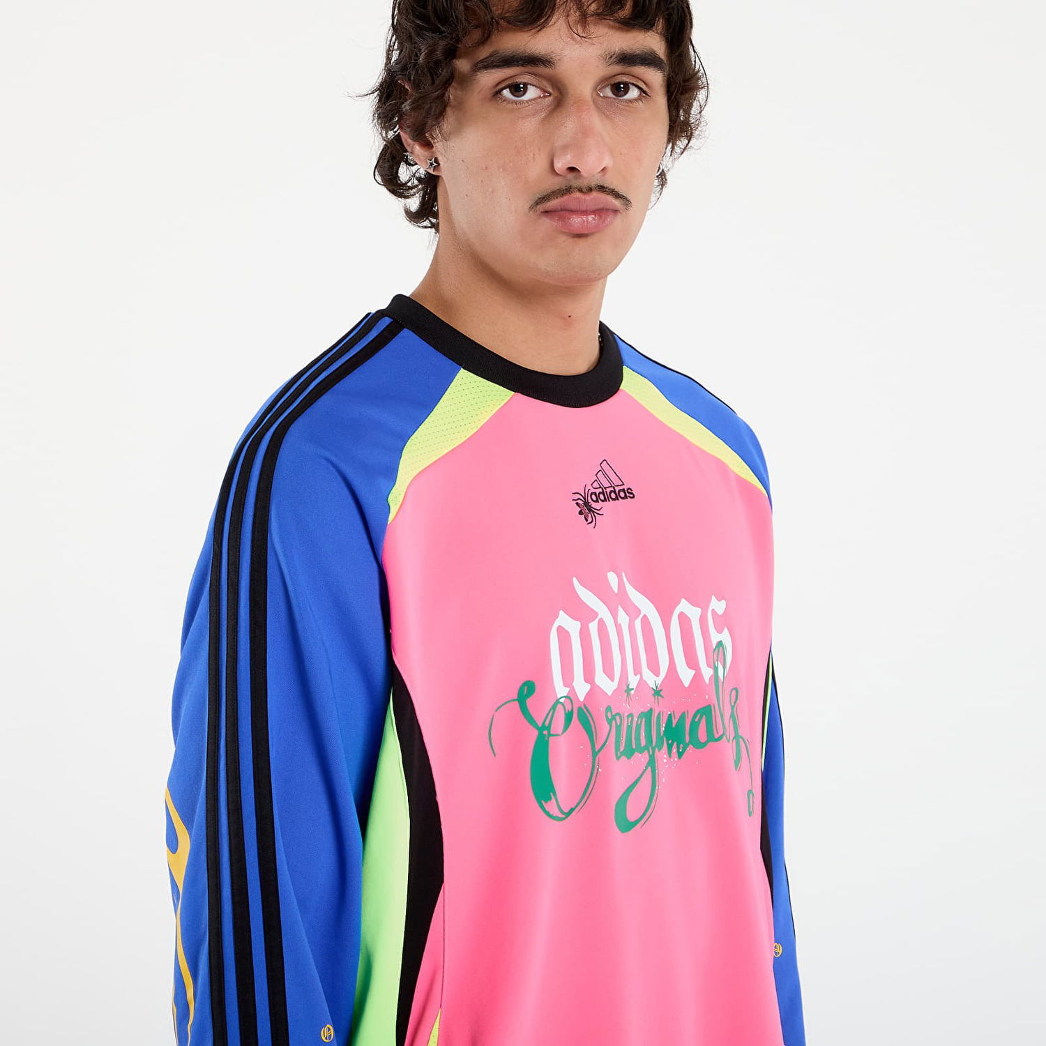 Skjorte adidas Originals Spiders Goalkeeper Loose Long-Sleeve Top Lyserød | JW0203, 1