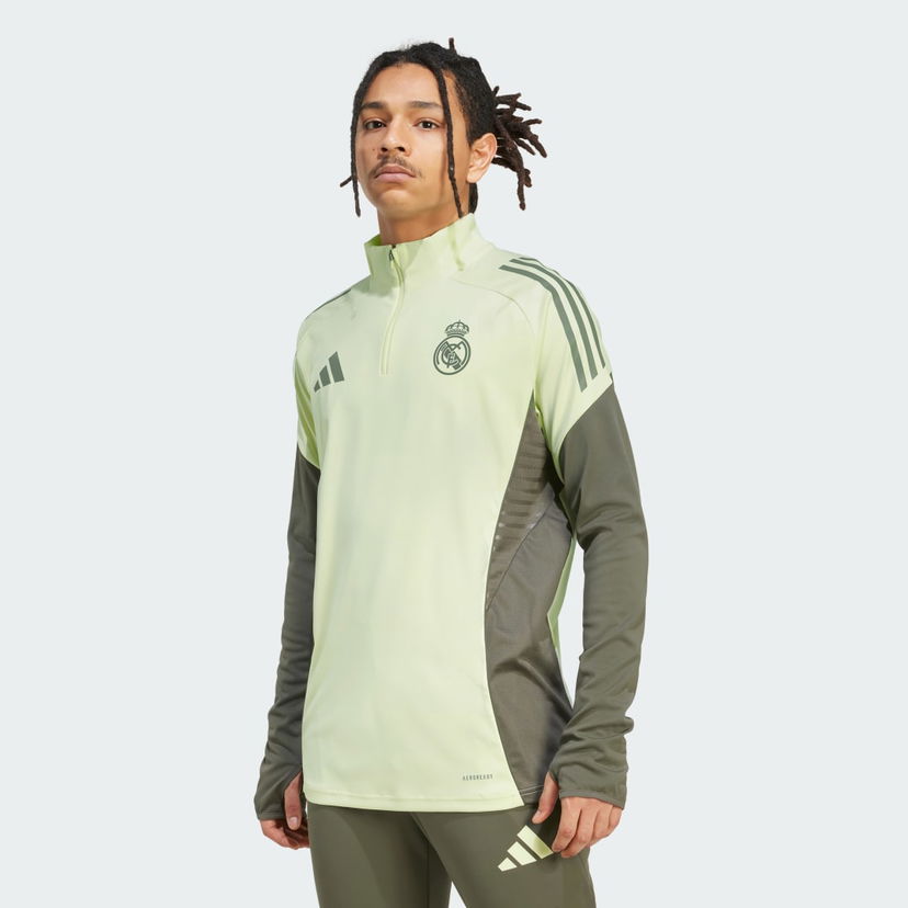 Sweatshirt adidas Performance Real Madrid Tiro 25 Competition Training 1/4 Zip Top Gul | JP3979