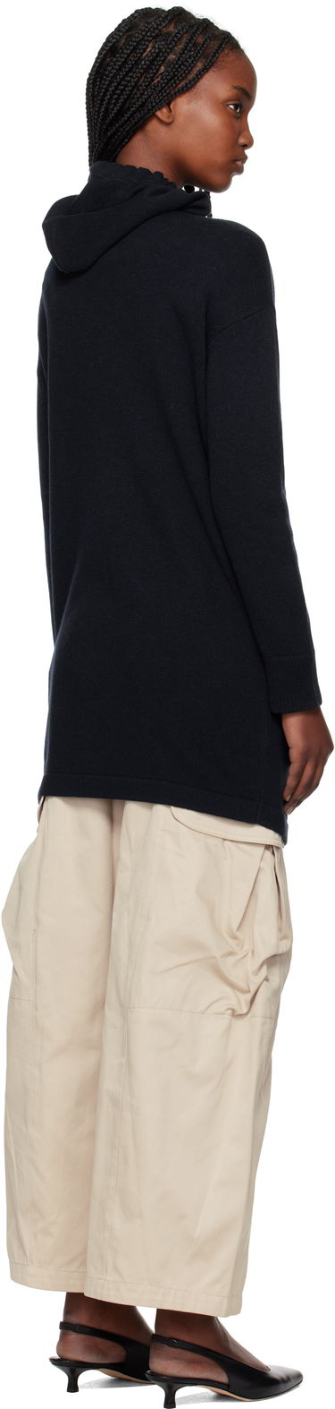 Sweatshirt Max Mara Max Mara Fiaba Hoodie Dress Mørkeblå | 2519321011600, 2