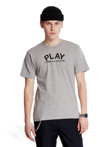 T-shirt Comme des Garçons PLAY Tee Grå | AZT072 grey