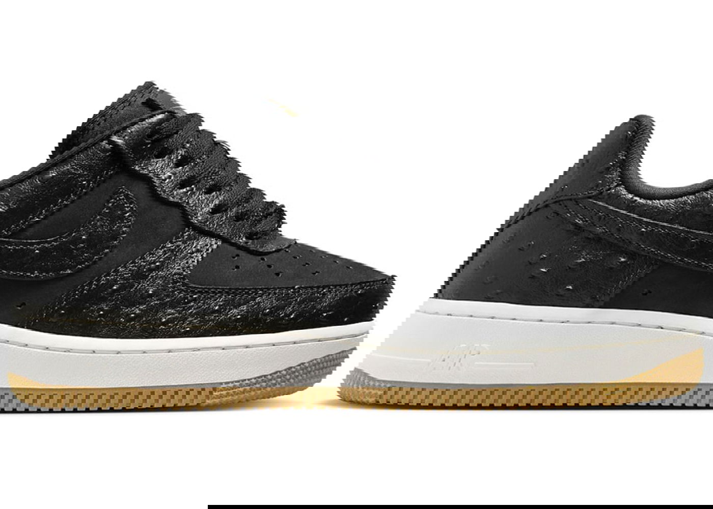 Sneakers og sko Nike Air Force 1 Low '07 "Black Ostrich" W Sort | DZ2708-002, 1