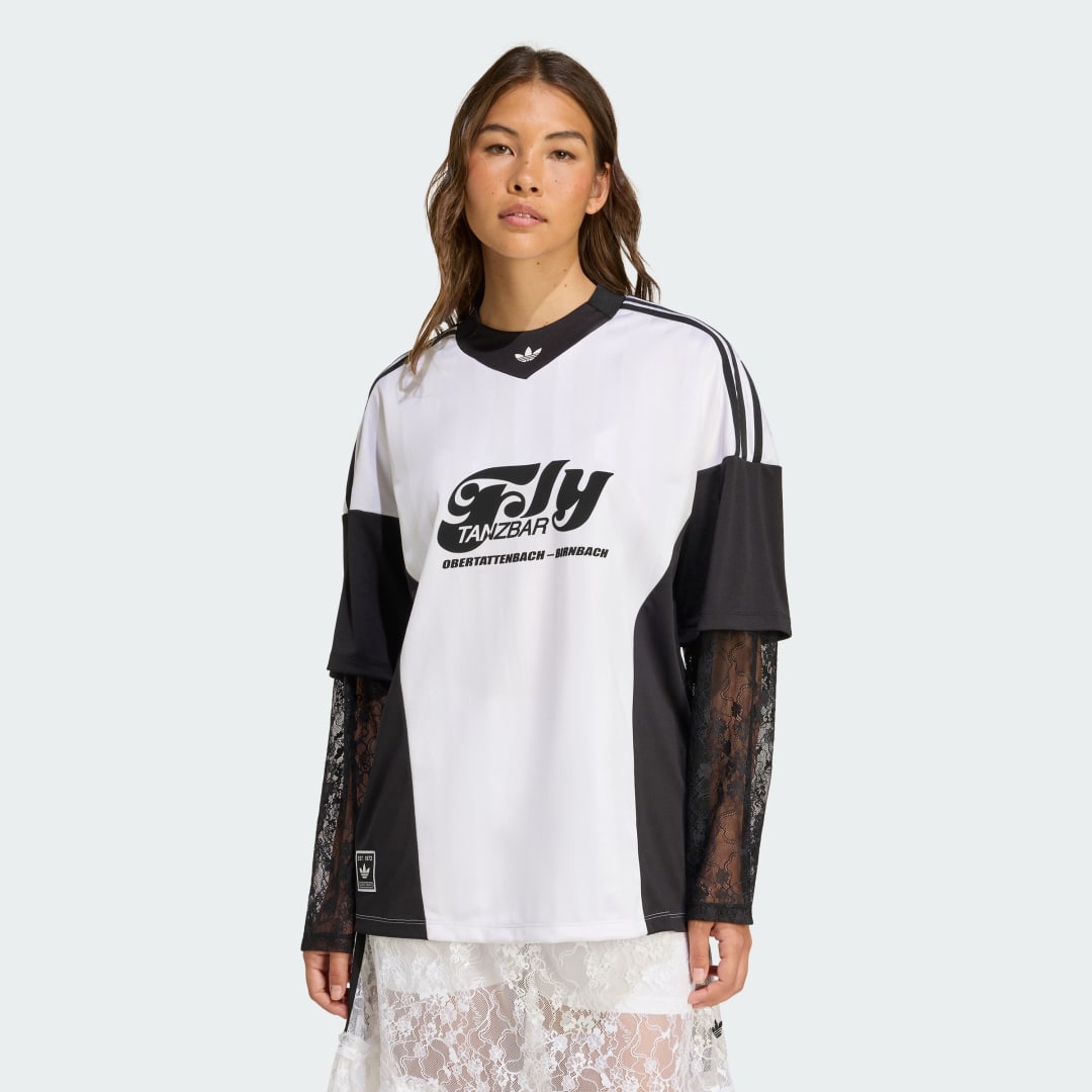 Jersey adidas Originals adidas Originals Longsleeve Lace Jersey Sort | KD2297, 0