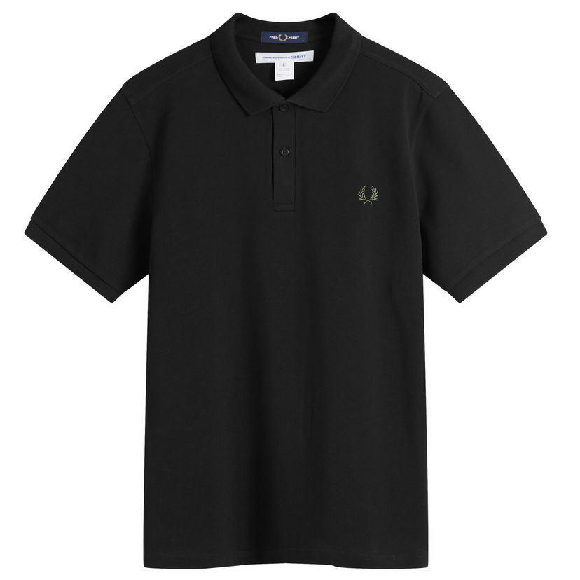 Polo skjorte Comme des Garçons Back Print Polo Shirt Sort | FN-T105-1