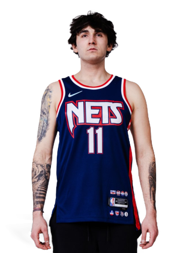 Jersey Nike Dri-Fit Kyrie Irving Brooklyn Nets City Edition NBA Swingman Jersey Mørkeblå | DB4018-400
