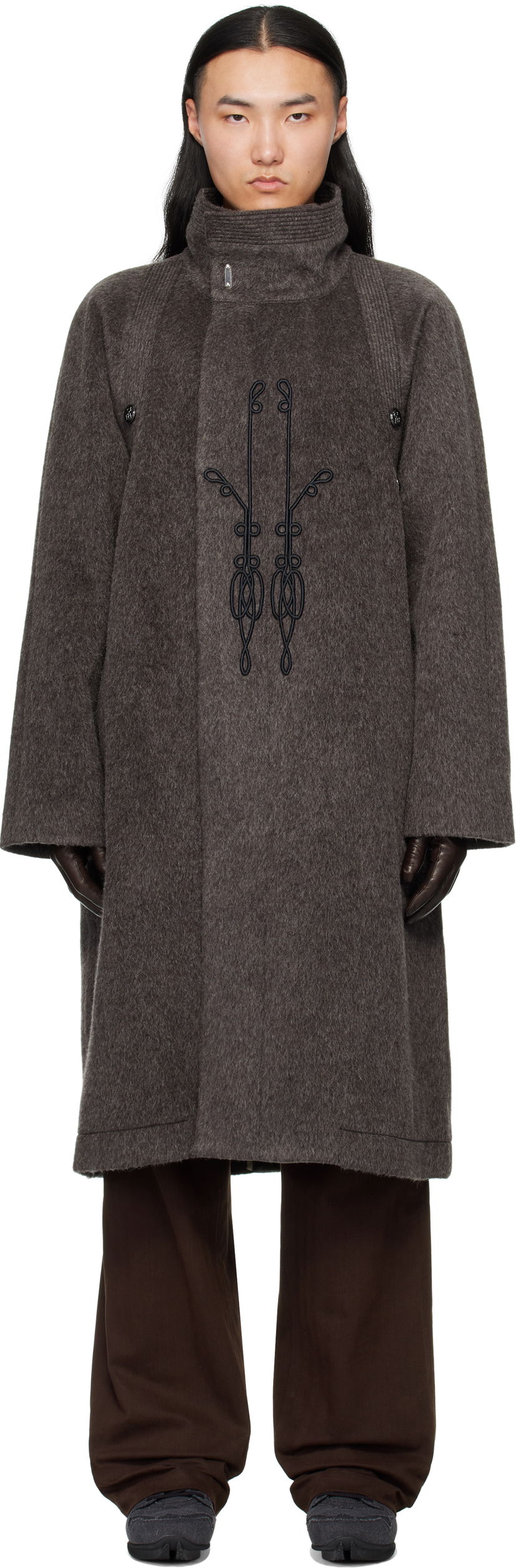 Frakker KIKO KOSTADINOV Kormos Military Coat Grå | KKAW25C01-44