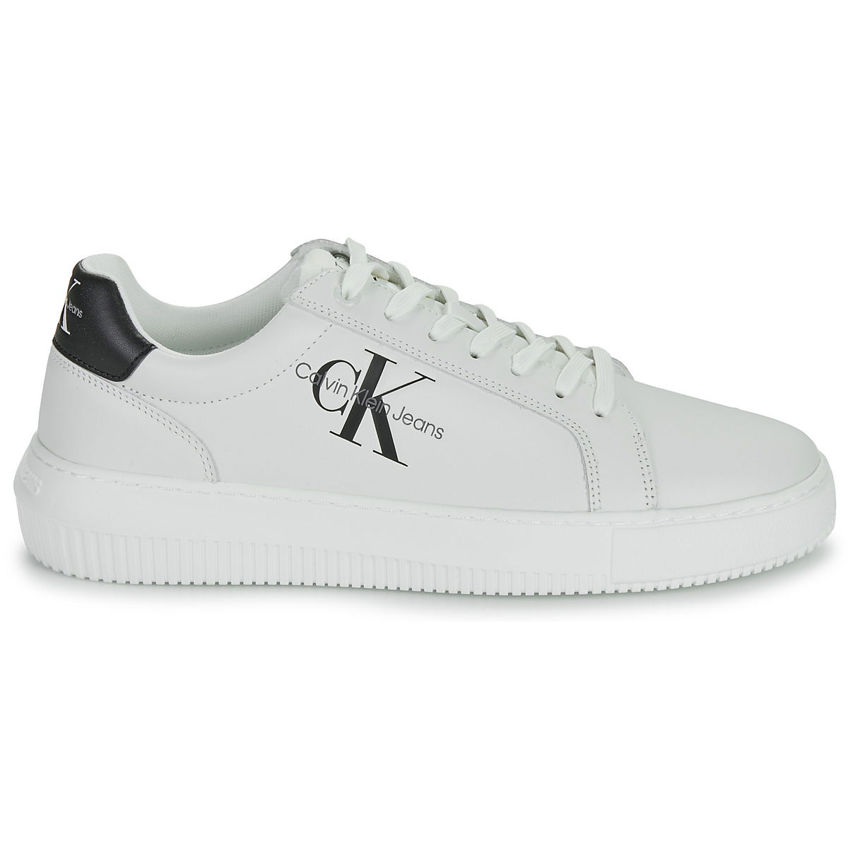 Sneakers og sko CALVIN KLEIN Shoes (Trainers) Jeans CHUNKY CUPSOLE MONO LTH Hvid | YM0YM00681-0LD, 0