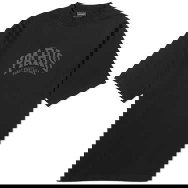 T-shirt Balenciaga Paris Sort | 612966-TLVL7-1069, 0